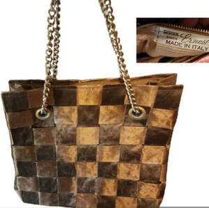 Mister Simon Ernest Raffia woven‎ straw tote